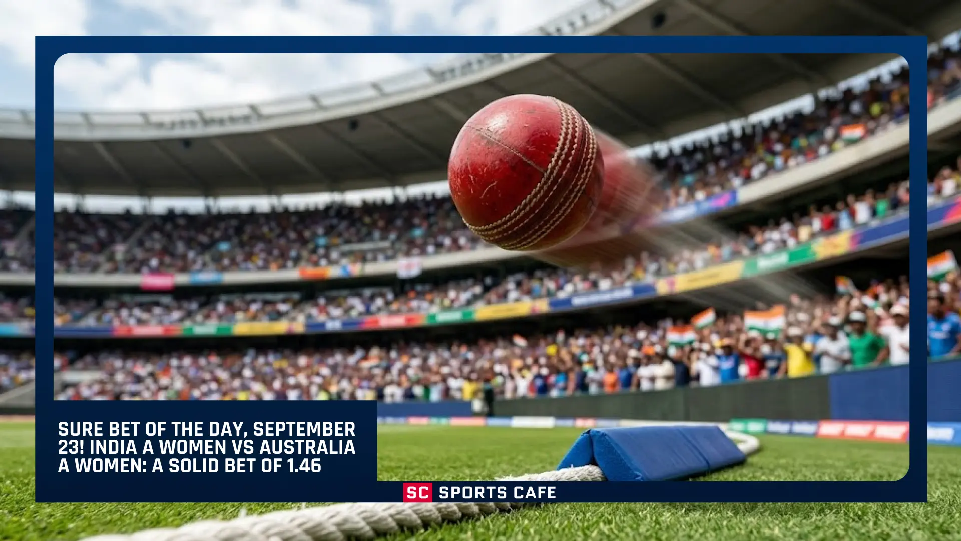 Sure Bet of the Day, September 23.