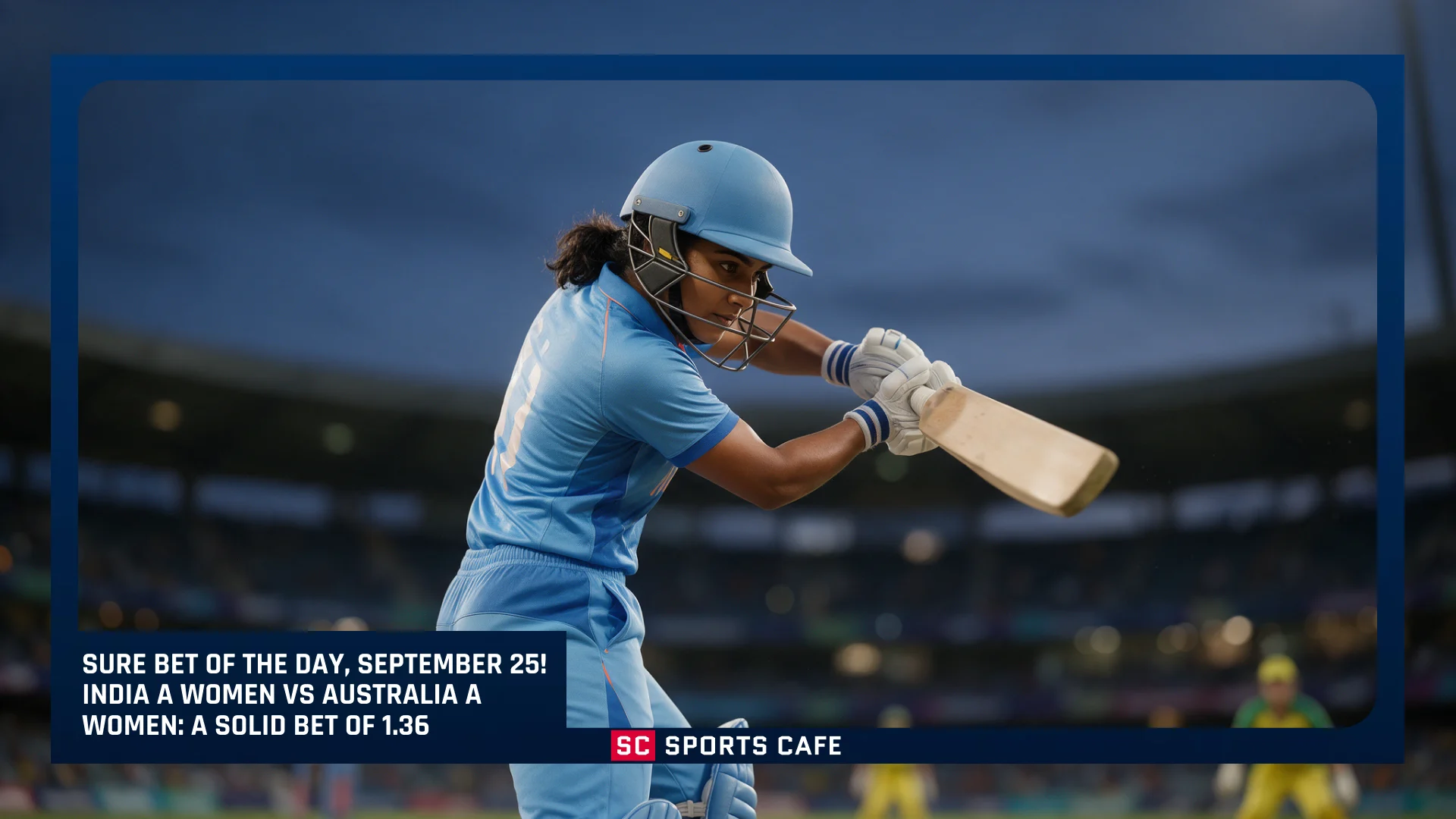 Sure Bet of the Day India A Women vs Australia A Women 3rd Unofficial ODI.