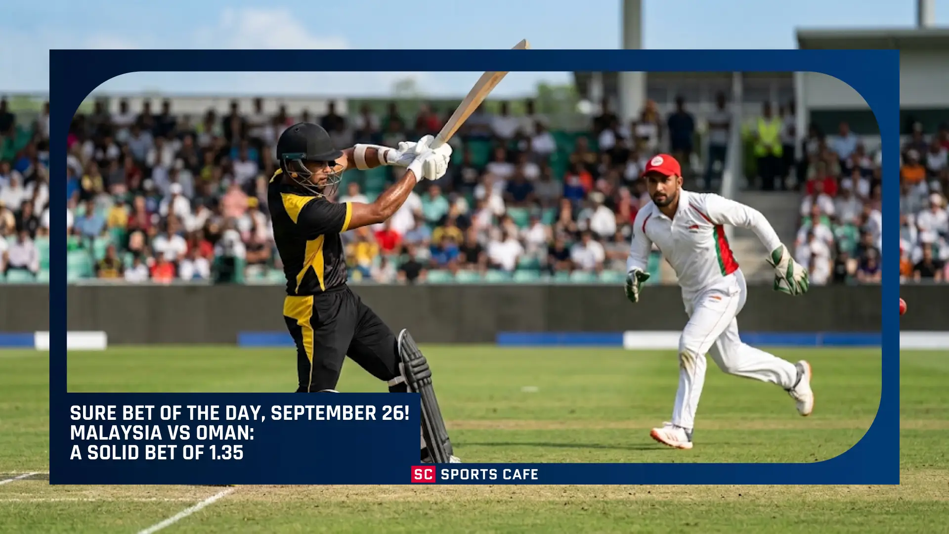 Sure Bet of the Day, September 26.