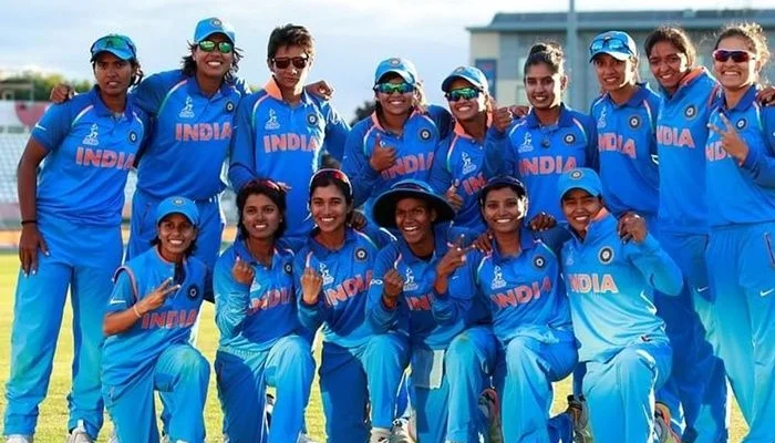 Team India photo shoot during the post-match.