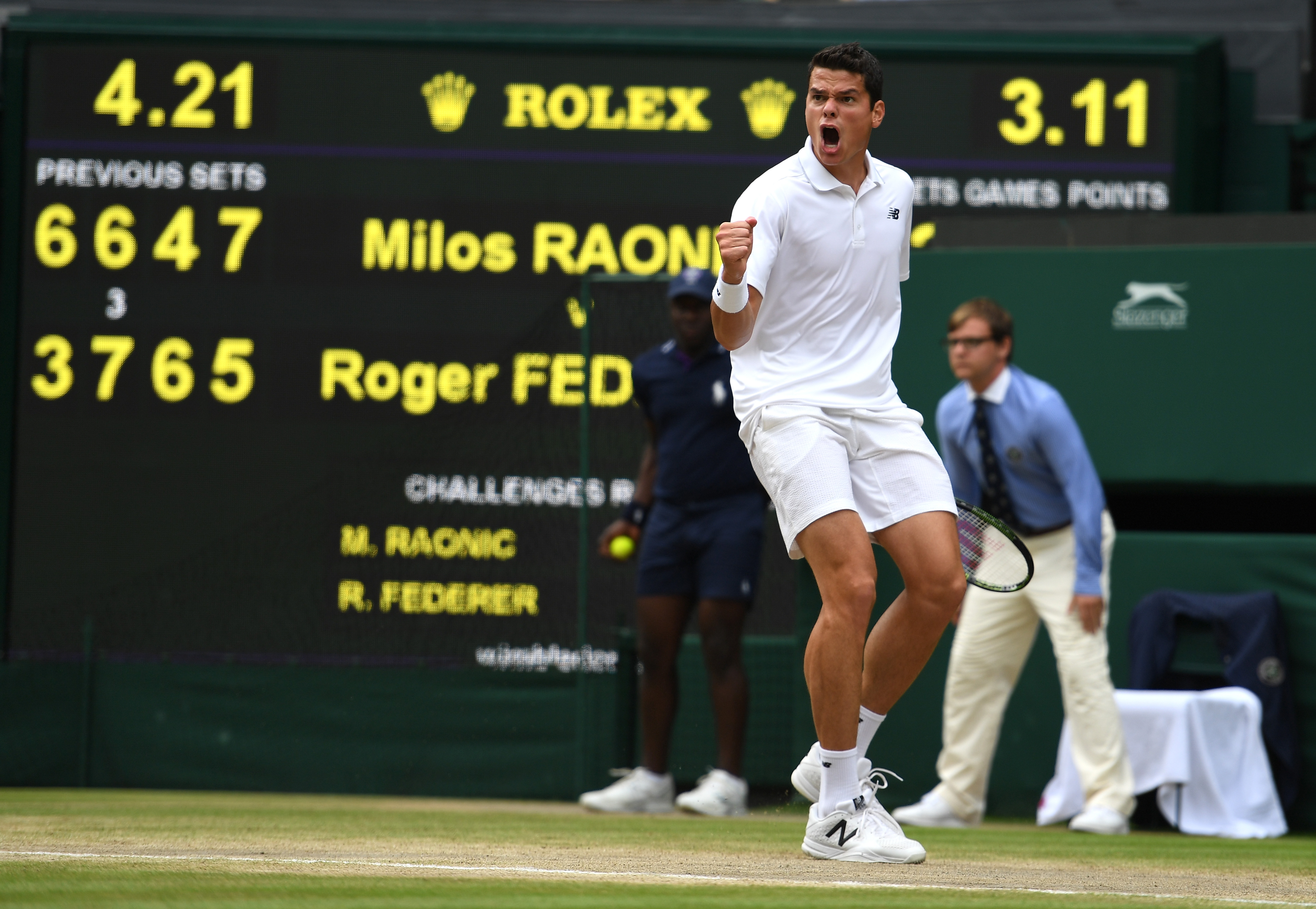 Will Milos Raonic’s strategy against Federer guide him to the Wimbledon title?