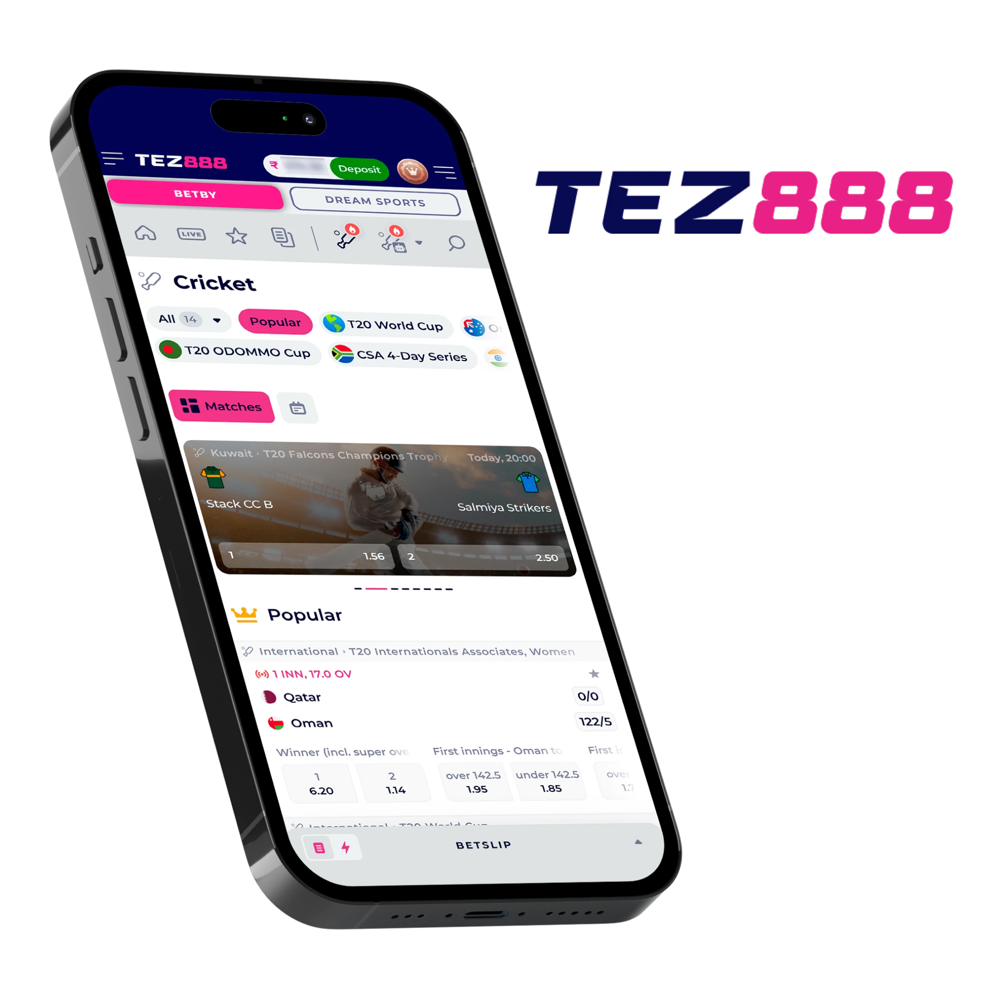 Sports Betting App – Tez888.