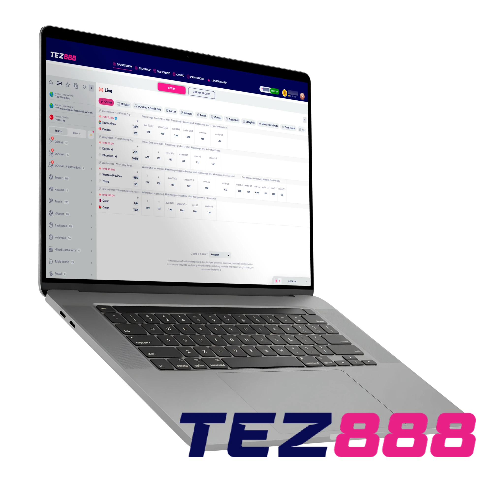 Live Cricket Betting Site in India - Tez888.