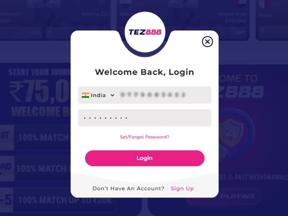 Tez888 login