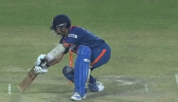 The shot with which Sachin Tendulkar reached the 200-run mark.