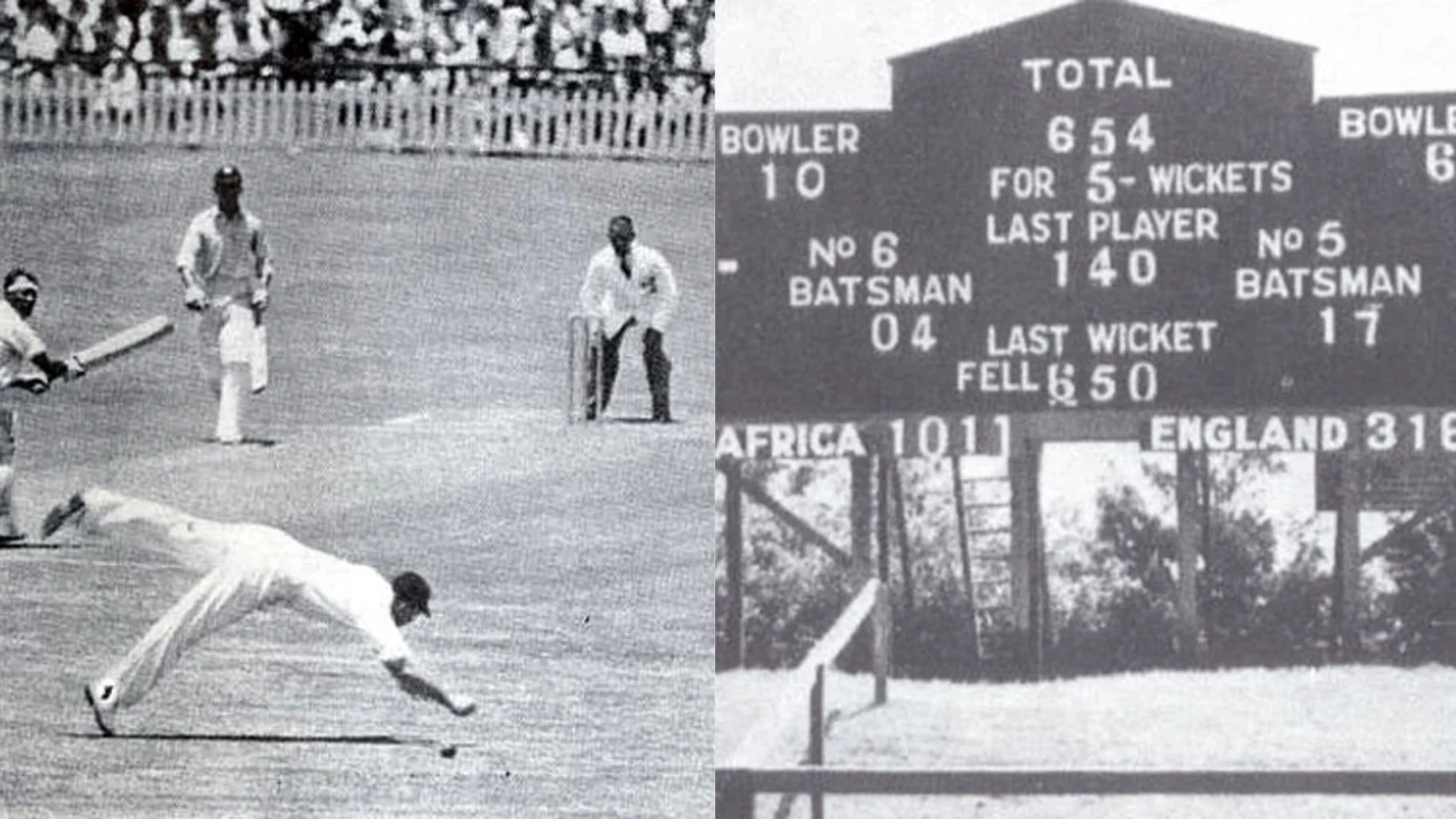 The Timeless Test begins in Durban on 3 March 1939.