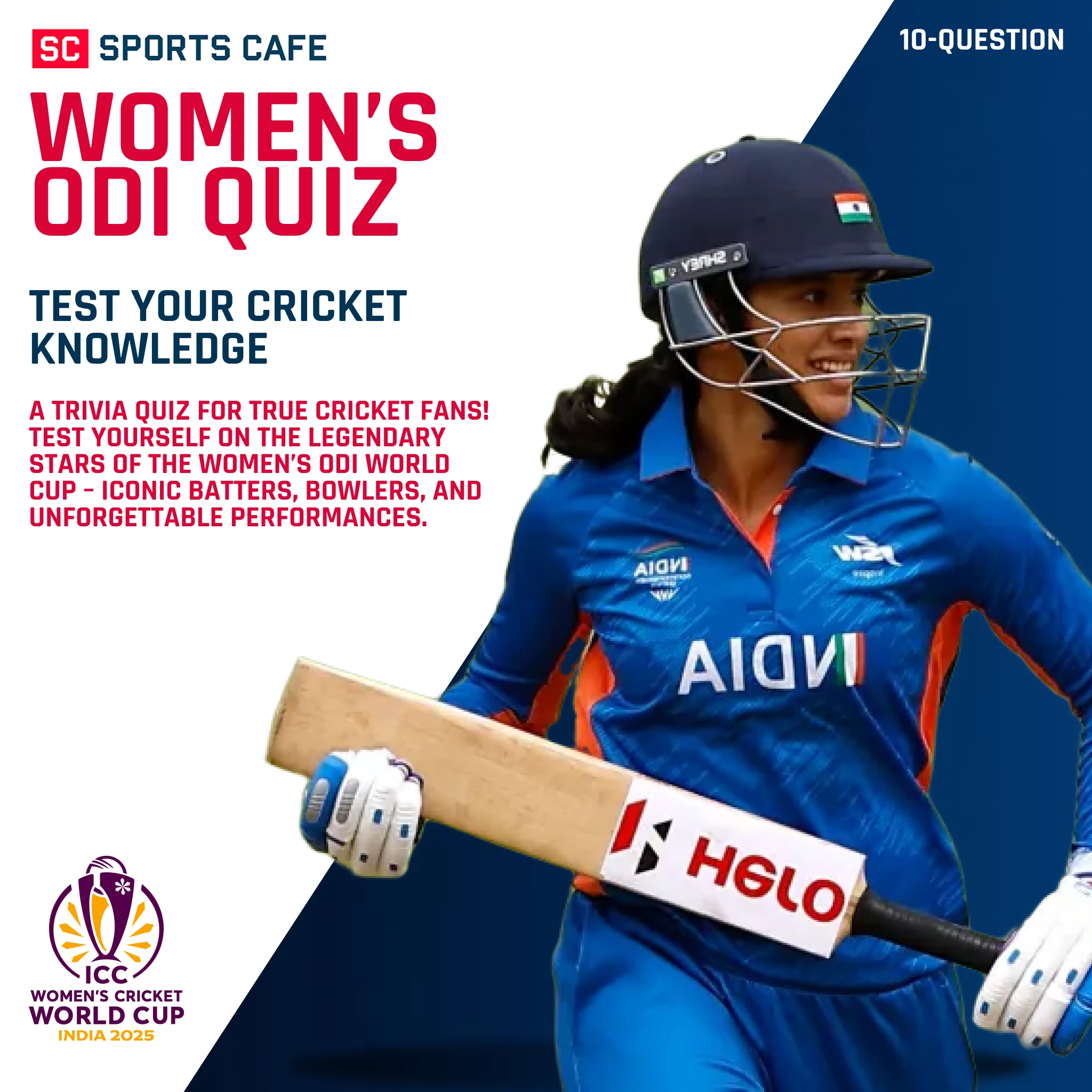 Women’s ODI World Cup Legends Quiz – Test Your Cricket Knowledge