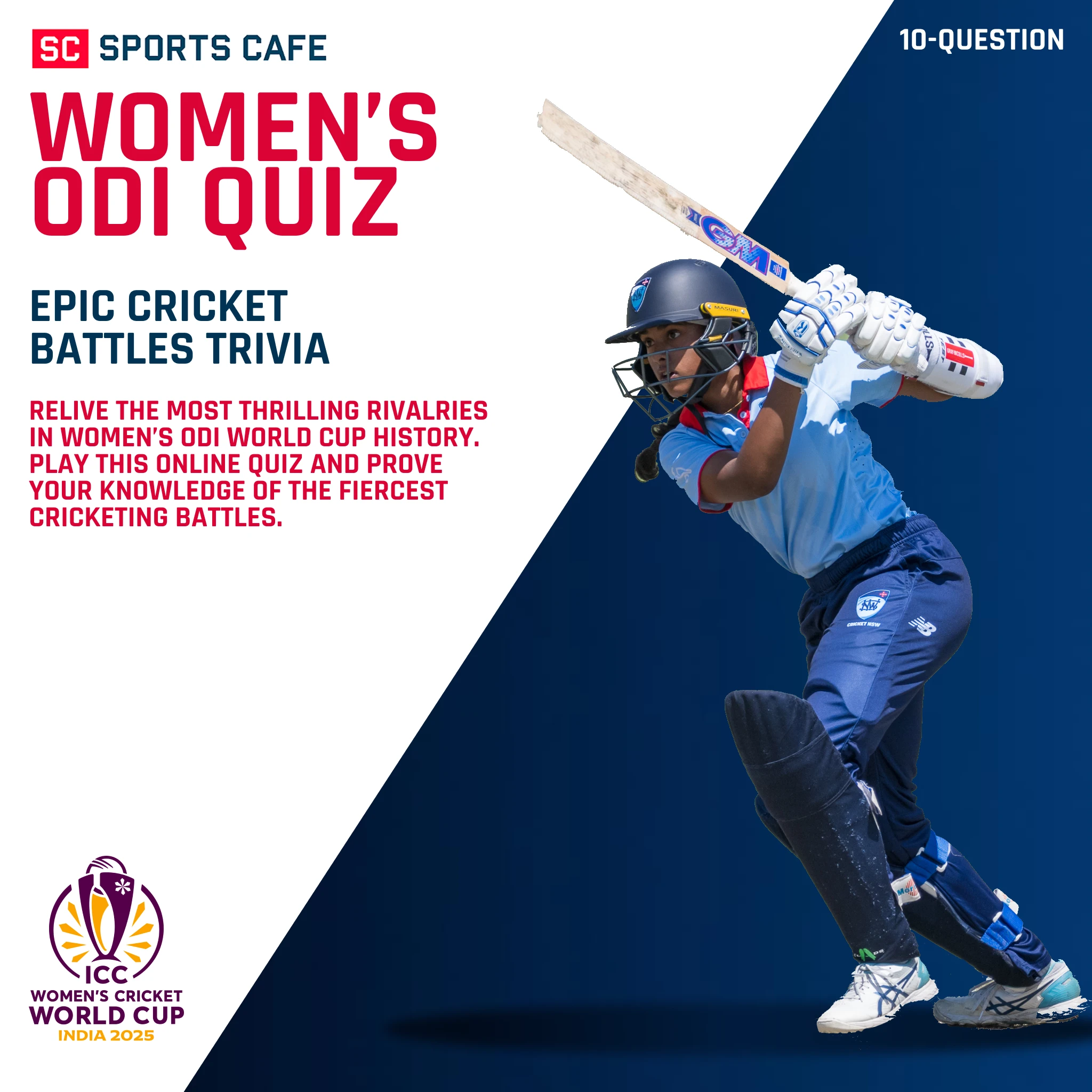 Women’s ODI World Cup Rivalries Quiz – Epic Cricket Battles Trivia
