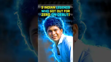 5 Indian Legends Who Got Out for Zero on Debut and Still Made History!😎#cricket #viral